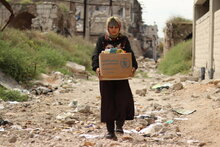 WFP fødevareassistance i Aleppo, Syrien. Foto: WFP/ Khudr Alissar